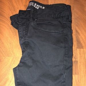 American Eagle Black High- Rise Jeggings
